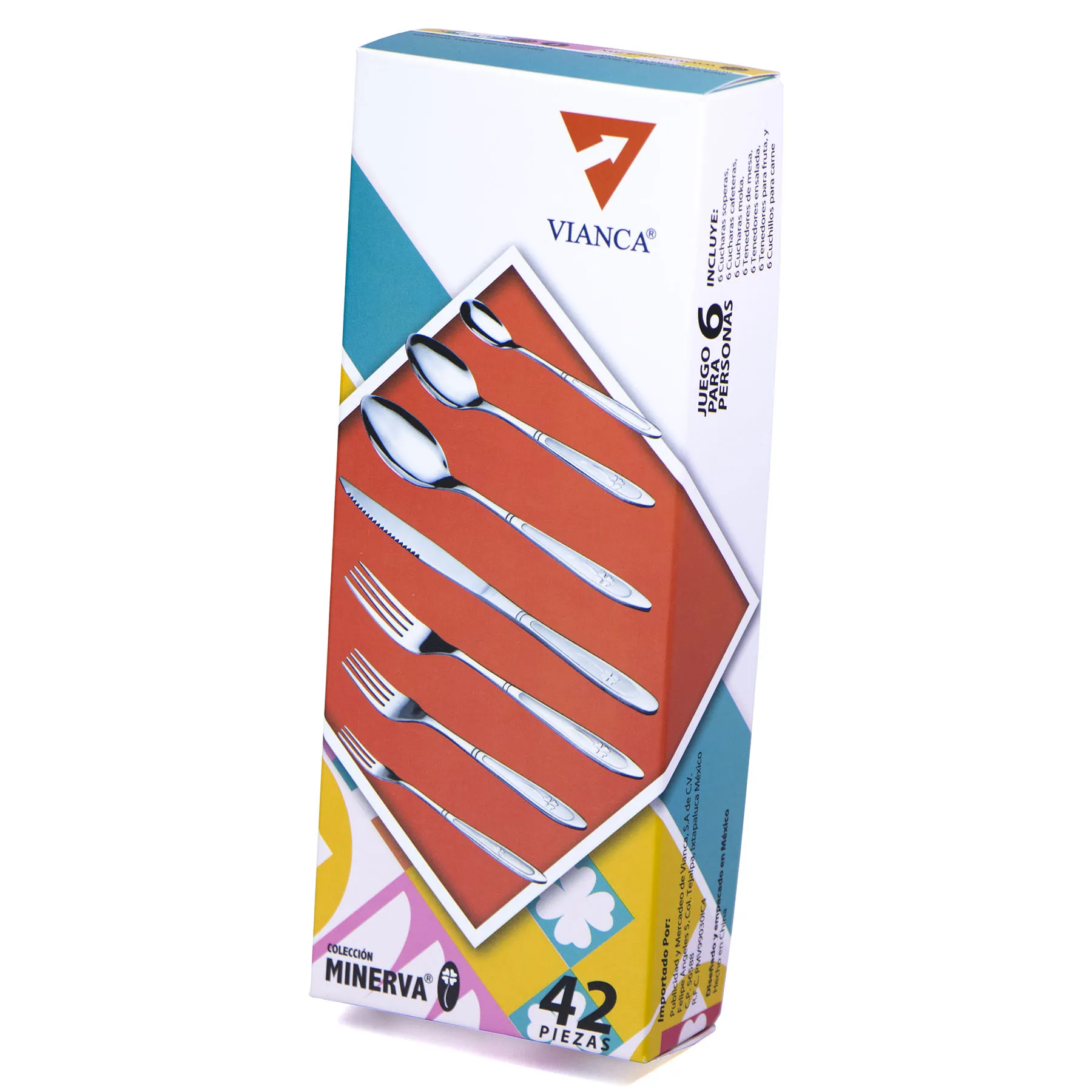 Juego 42 cubiertos Minerva eco