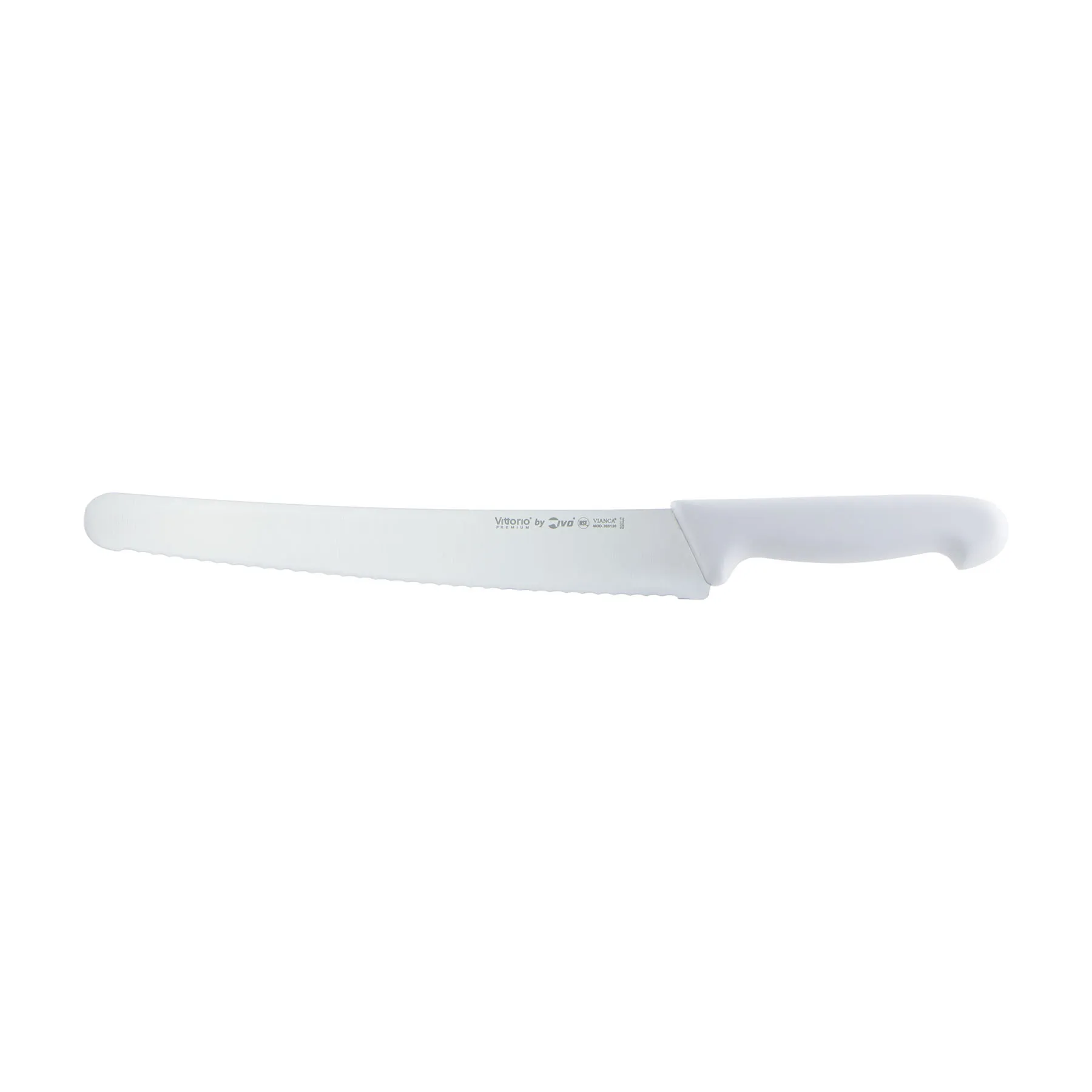 Cuchillo para pan curvo 10’’ blanco