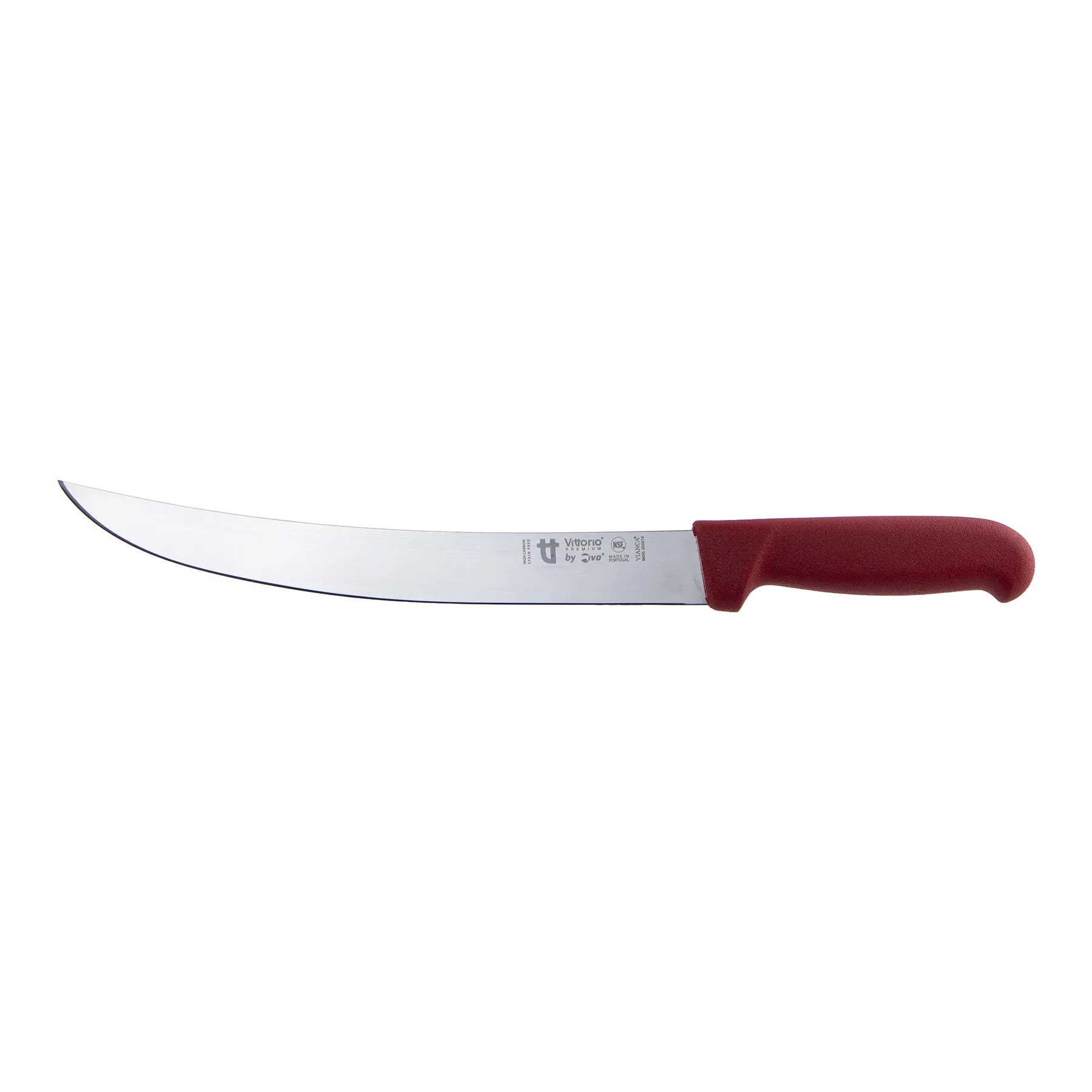 Cuchillo filetero curvo 10’’ rojo