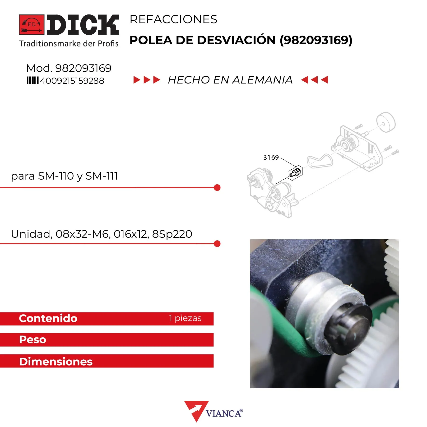 Polea de desviación