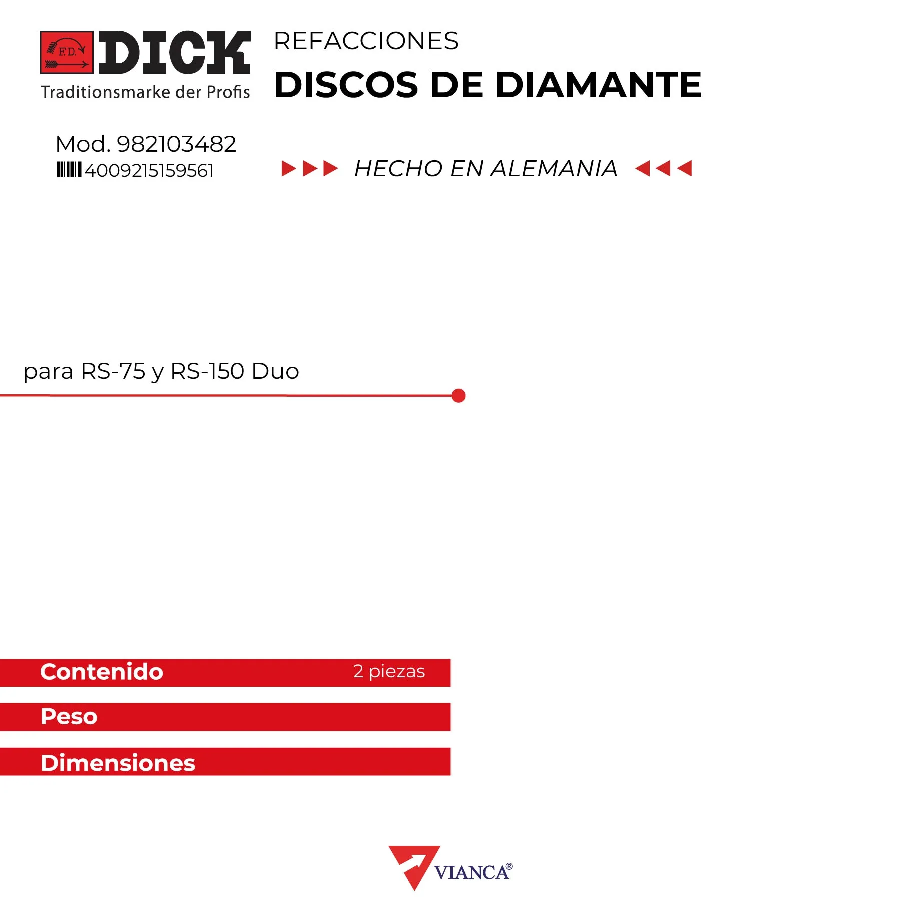 Discos de diamante