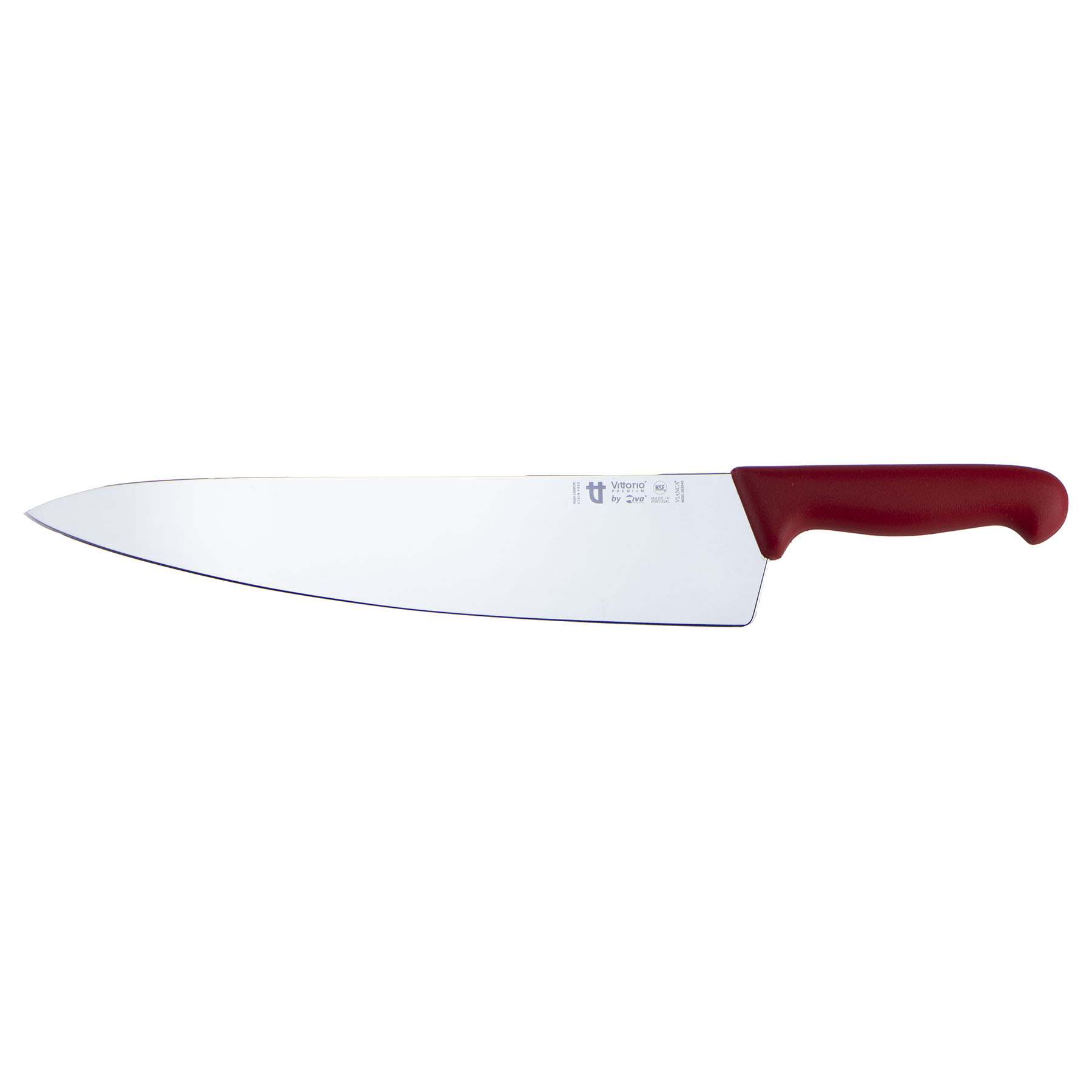 Cuchillo Chef 12 Mango Rojo Pro Series